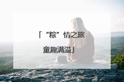 “粽”情之旅 童趣满溢