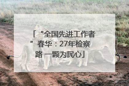 “全国先进工作者”春华：27年检察路 一颗为民心