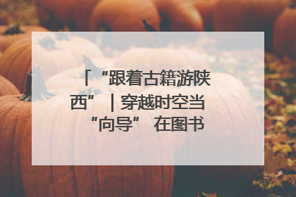 “跟着古籍游陕西”｜穿越时空当“向导” 在图书馆外“活”起来