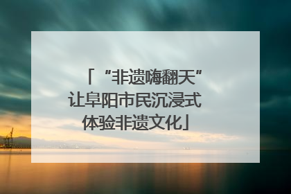 “非遗嗨翻天”让阜阳市民沉浸式体验非遗文化