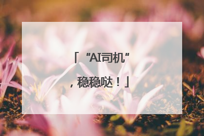 “AI司机”，稳稳哒！
