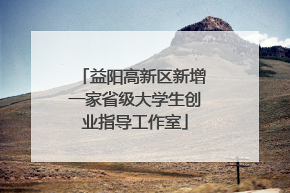 益阳高新区新增一家省级大学生创业指导工作室
