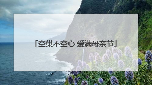 空巢不空心 爱满母亲节