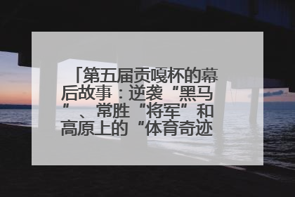 第五届贡嘎杯的幕后故事：逆袭“黑马”、常胜“将军”和高原上的“体育奇迹”丨微纪录