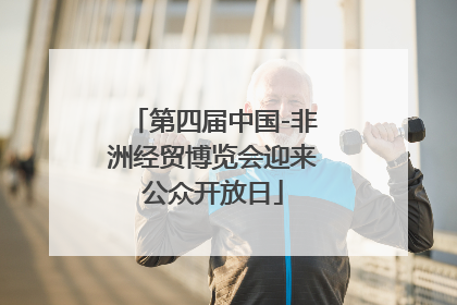 第四届中国-非洲经贸博览会迎来公众开放日