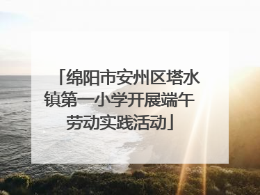 绵阳市安州区塔水镇第一小学开展端午劳动实践活动