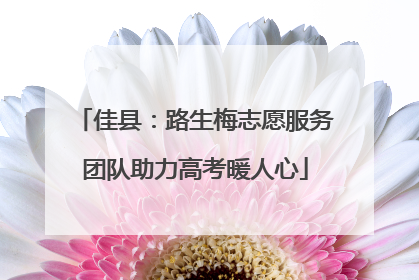佳县：路生梅志愿服务团队助力高考暖人心