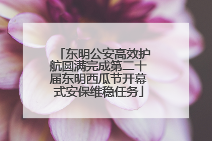 东明公安高效护航圆满完成第二十届东明西瓜节开幕式安保维稳任务