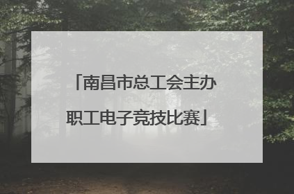 南昌市总工会主办职工电子竞技比赛