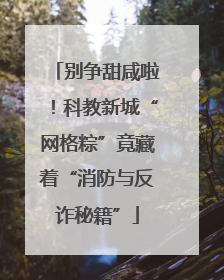 别争甜咸啦！科教新城“网格粽”竟藏着“消防与反诈秘籍”
