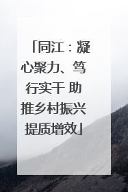 同江：凝心聚力、笃行实干 助推乡村振兴提质增效