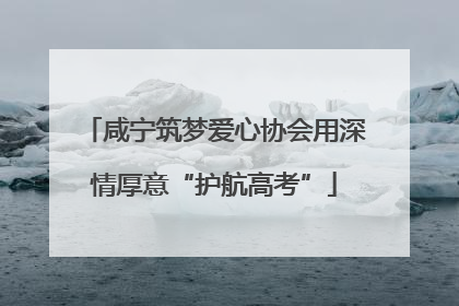 咸宁筑梦爱心协会用深情厚意“护航高考”
