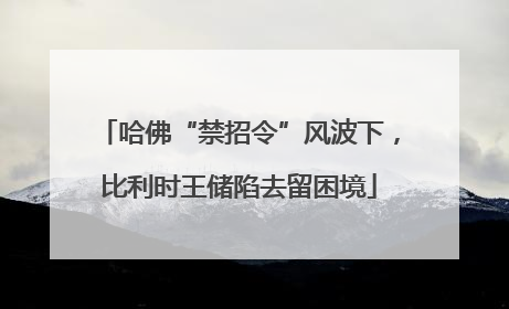 哈佛“禁招令”风波下，比利时王储陷去留困境