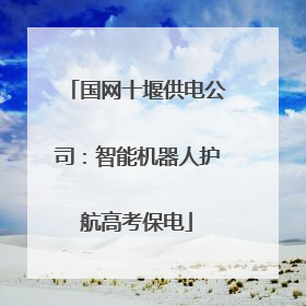 国网十堰供电公司：智能机器人护航高考保电