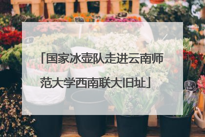 国家冰壶队走进云南师范大学西南联大旧址