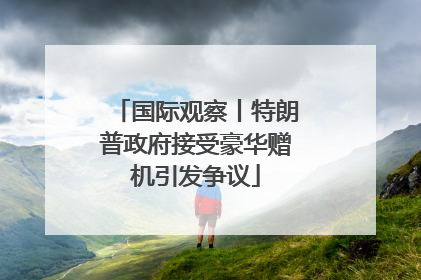 国际观察丨特朗普政府接受豪华赠机引发争议
