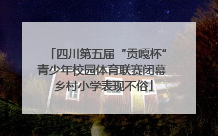 四川第五届“贡嘎杯”青少年校园体育联赛闭幕 乡村小学表现不俗