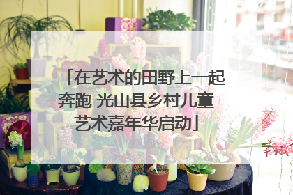 在艺术的田野上一起奔跑 光山县乡村儿童艺术嘉年华启动