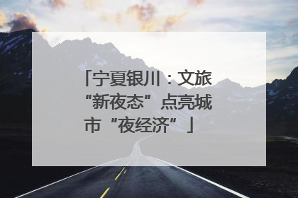 宁夏银川：文旅“新夜态”点亮城市“夜经济”