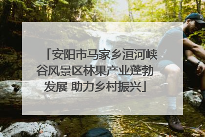 安阳市马家乡洹河峡谷风景区林果产业蓬勃发展 助力乡村振兴