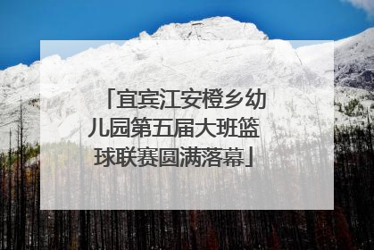 宜宾江安橙乡幼儿园第五届大班篮球联赛圆满落幕