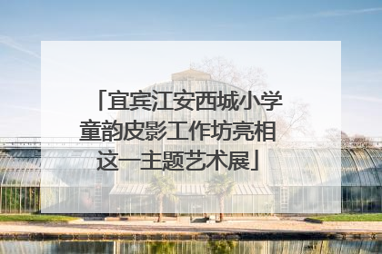 宜宾江安西城小学童韵皮影工作坊亮相这一主题艺术展