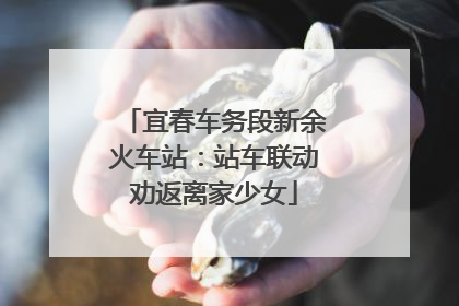 宜春车务段新余火车站：站车联动劝返离家少女