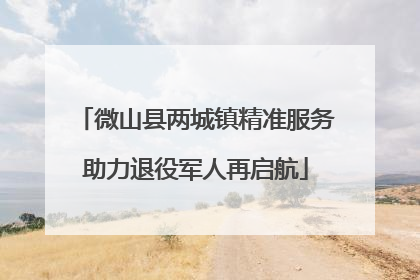 微山县两城镇精准服务助力退役军人再启航