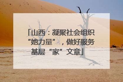 山西：凝聚社会组织“她力量”，做好服务基层“家”文章