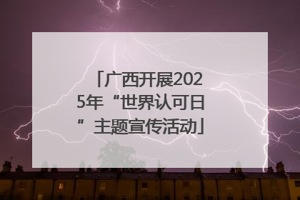 广西开展2025年“世界认可日”主题宣传活动