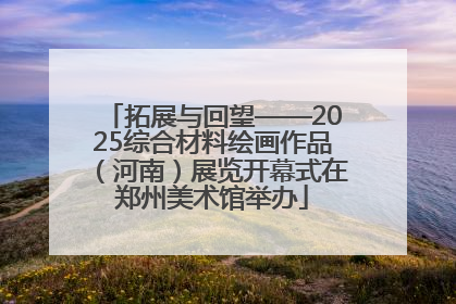 拓展与回望——2025综合材料绘画作品（河南）展览开幕式在郑州美术馆举办