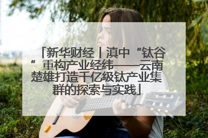 新华财经丨滇中“钛谷”重构产业经纬——云南楚雄打造千亿级钛产业集群的探索与实践