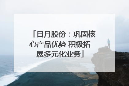 日月股份：巩固核心产品优势 积极拓展多元化业务