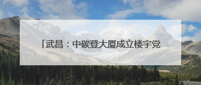 武昌：中碳登大厦成立楼宇党委 推进双碳产业高质量发展