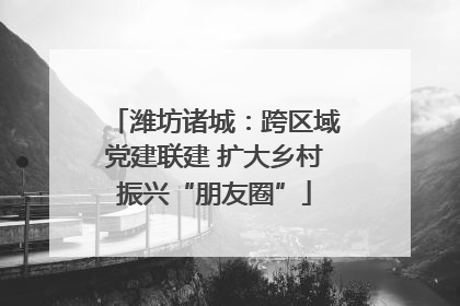 潍坊诸城：跨区域党建联建 扩大乡村振兴“朋友圈”