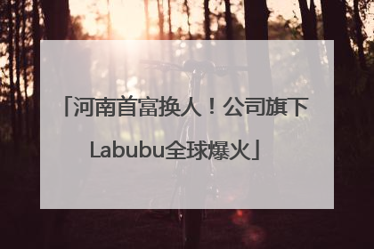 河南首富换人！公司旗下Labubu全球爆火