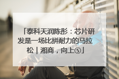 泰科天润陈彤：芯片研发是一场比拼耐力的马拉松｜湘商，向上⑤