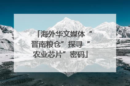 海外华文媒体“晋南粮仓”探寻“农业芯片”密码