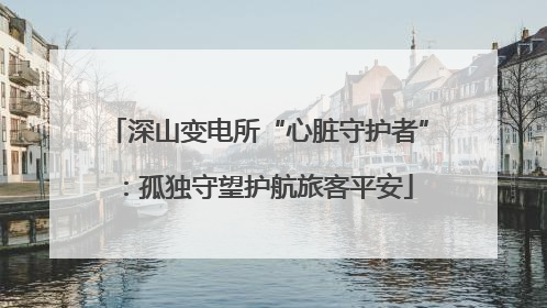 深山变电所“心脏守护者”：孤独守望护航旅客平安