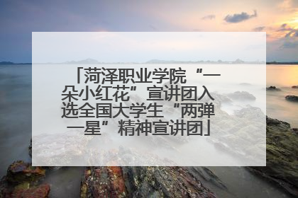 菏泽职业学院“一朵小红花”宣讲团入选全国大学生“两弹一星”精神宣讲团