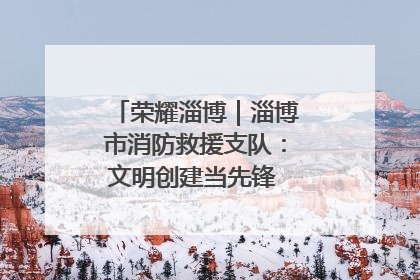 荣耀淄博｜淄博市消防救援支队：文明创建当先锋 蓝焰映红建新功