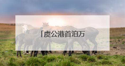 虞公港首泊万吨货轮 开启江海对流新格局