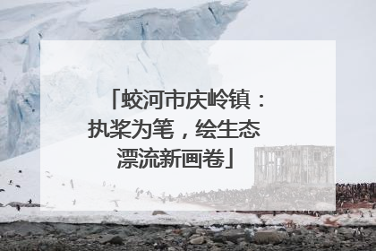 蛟河市庆岭镇：执桨为笔，绘生态漂流新画卷