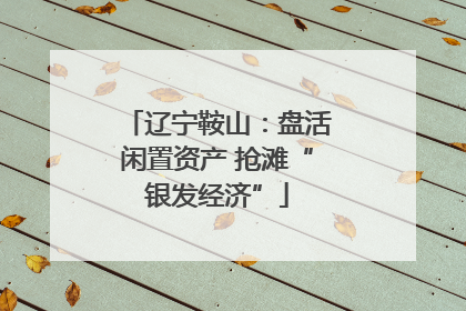 辽宁鞍山：盘活闲置资产 抢滩“银发经济”