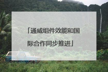 通威组件效能和国际合作同步推进