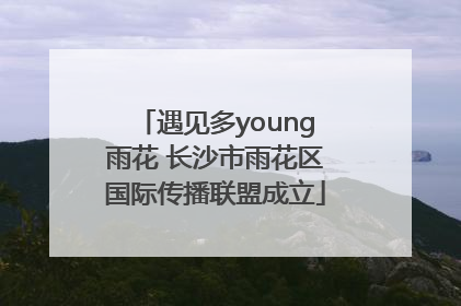 遇见多young雨花 长沙市雨花区国际传播联盟成立