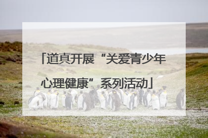 道真开展“关爱青少年心理健康”系列活动