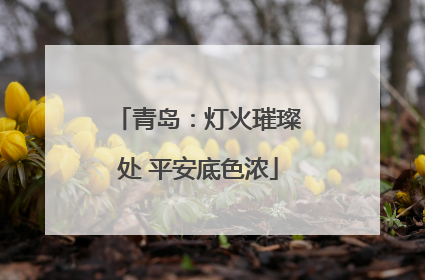 青岛：灯火璀璨处 平安底色浓