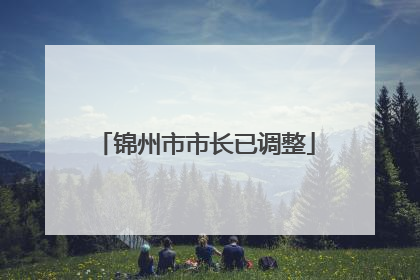 锦州市市长已调整