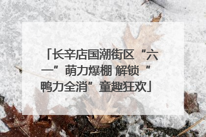 长辛店国潮街区“六一”萌力爆棚 解锁“鸭力全消”童趣狂欢
